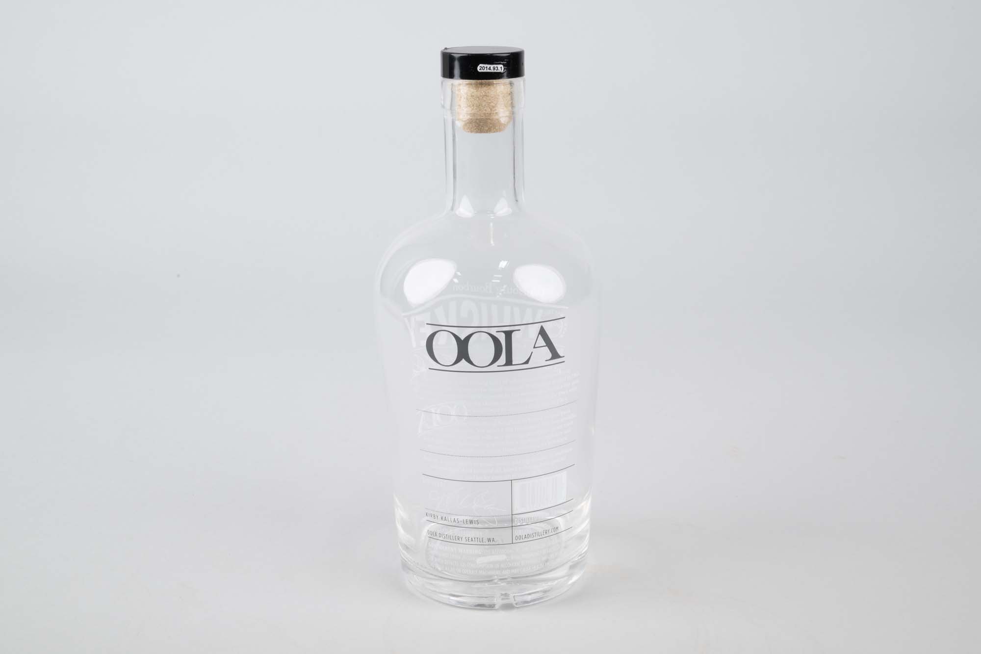 Image of Waitsburg Bourbon Whiskey bottle from Oola Distillery in Seattle, 2014