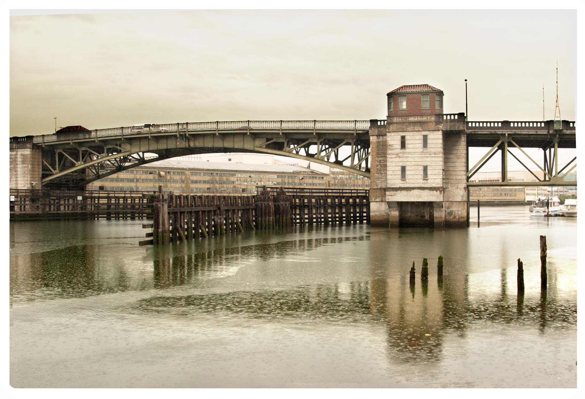 Image of View of old South Park Bridge, Seattle, 2008