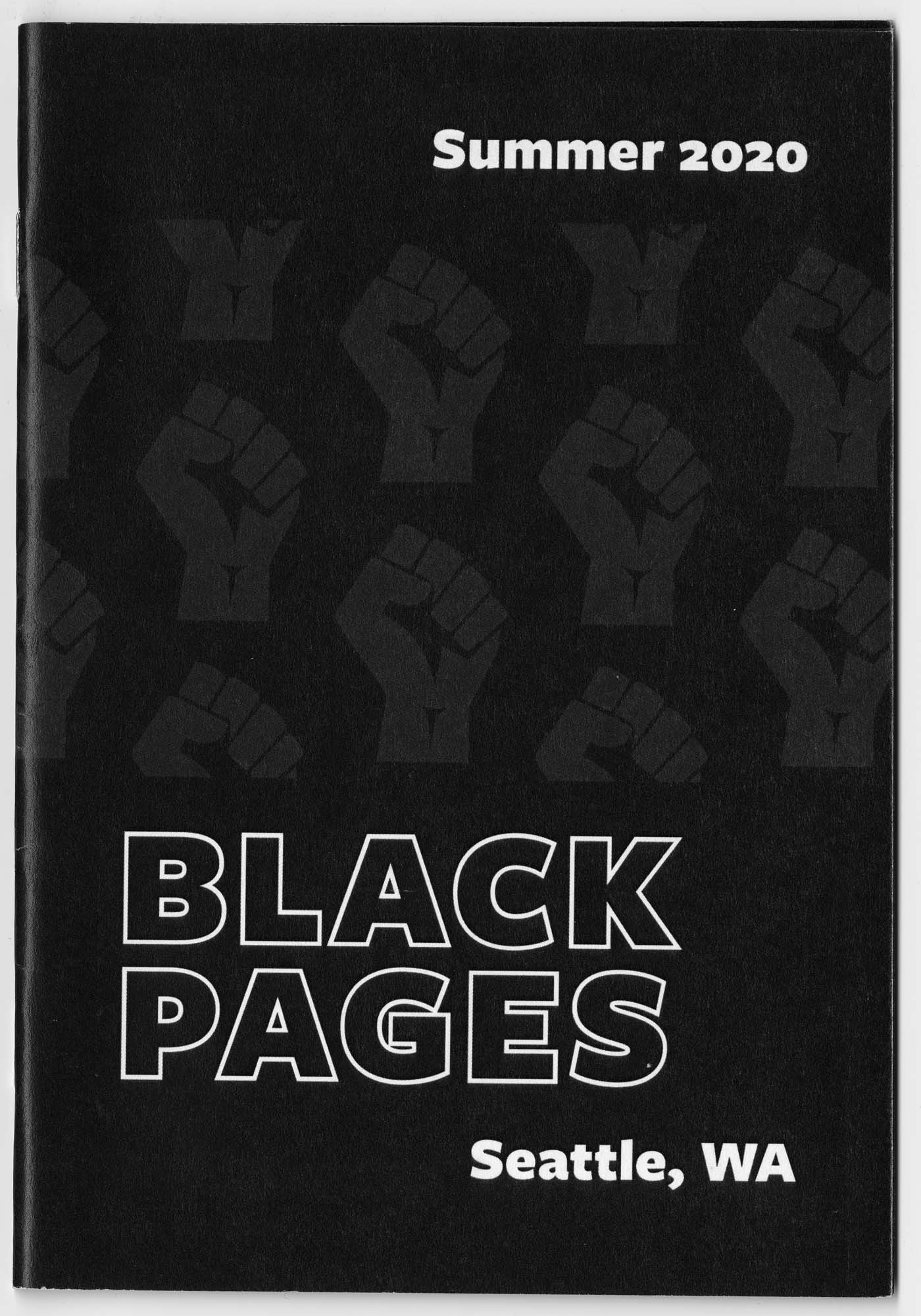 Image of Black Pages, Seattle, Summer 2020
