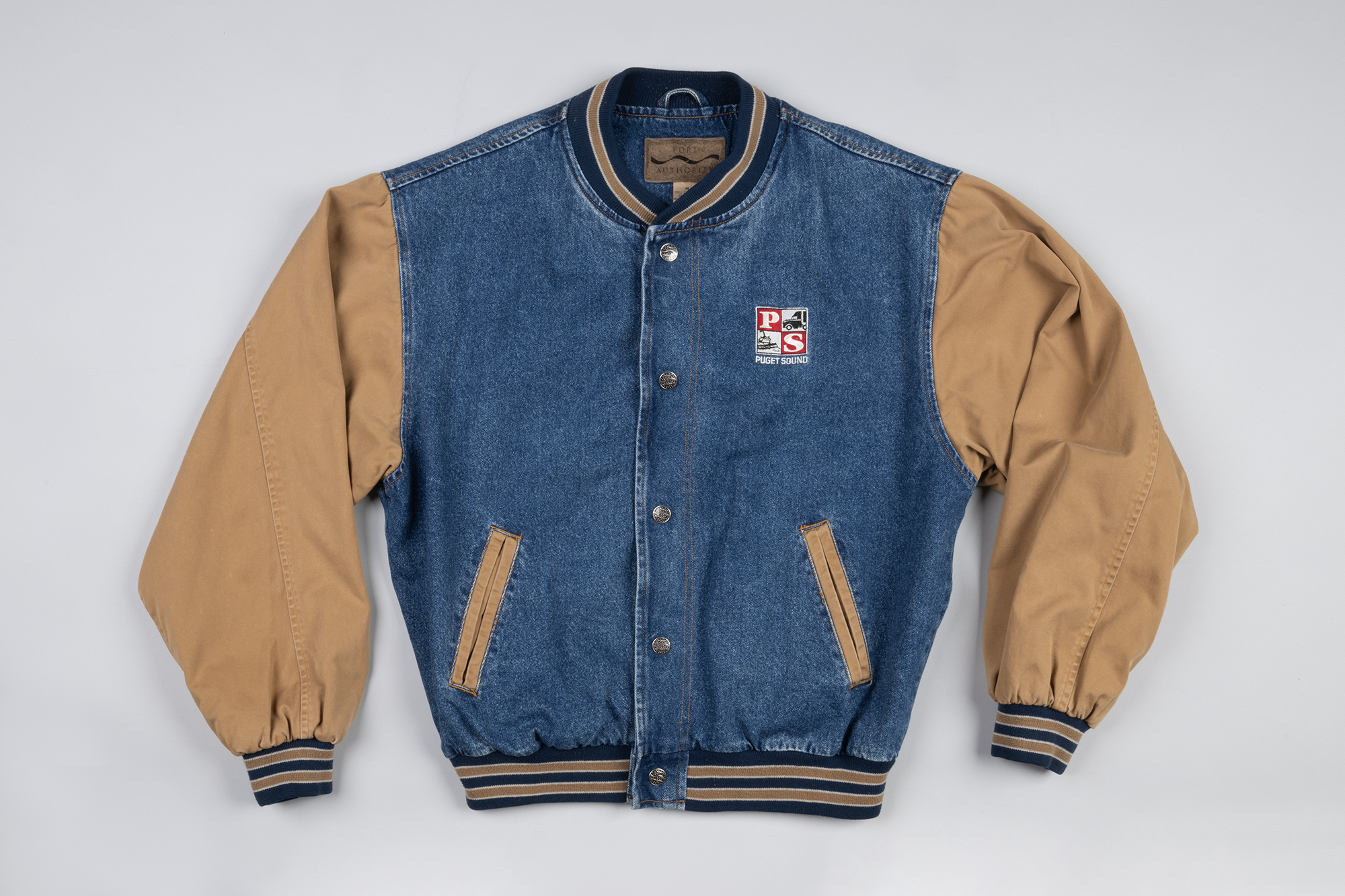 Image of Puget Sound Freight Lines jacket, worn by Tom Kitano, 1990s