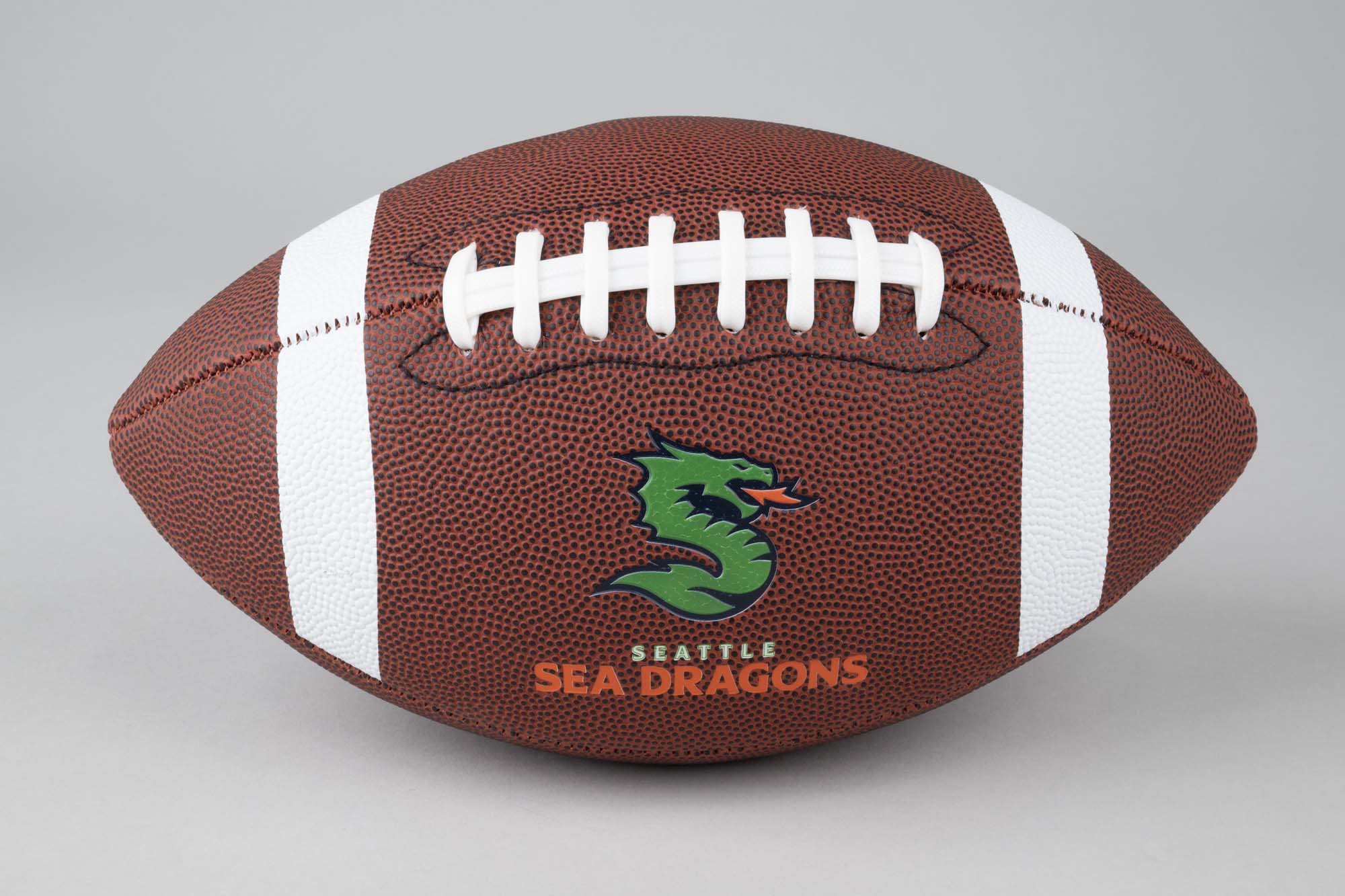 Image of Seattle Sea Dragons XFL football, 2022
