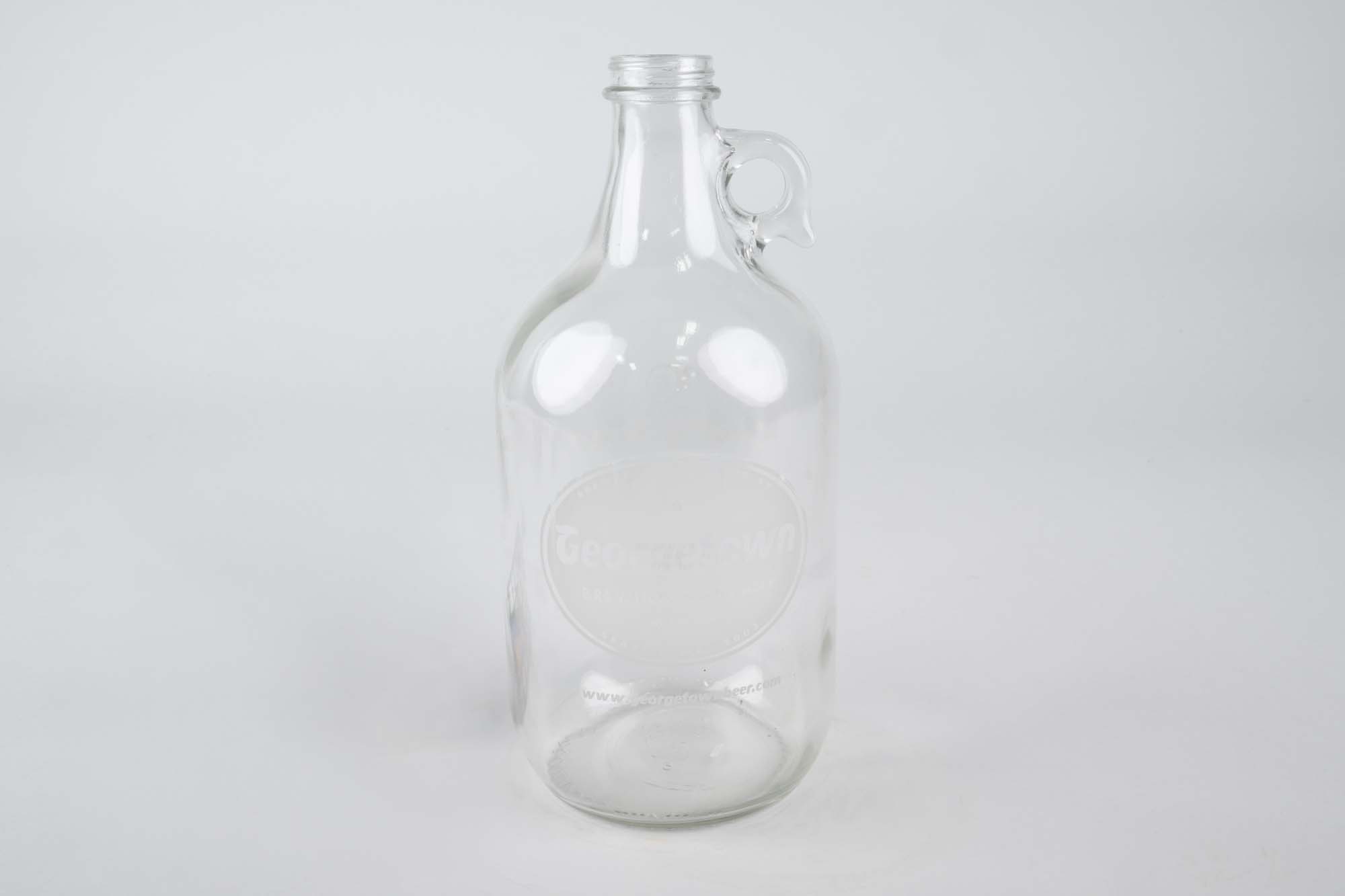Image of Growler bottle from Georgetown Brewing Company, ca. 2018