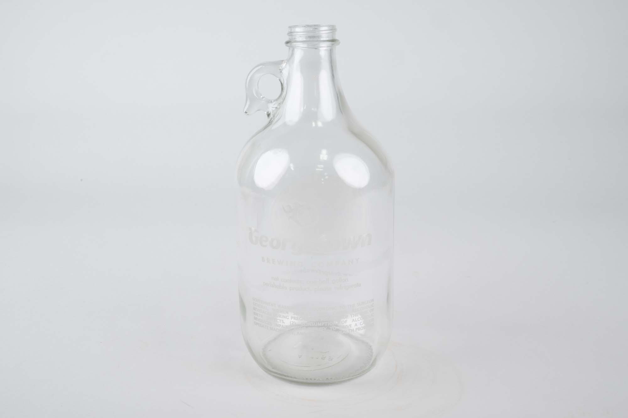 Image of Growler bottle from Georgetown Brewing Company, ca. 2018