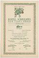 Image of Hotel Sorrento New Year's Dinner menu, 1923
