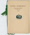 Image of Hotel Sorrento Thanksgiving Dinner menu, 1923