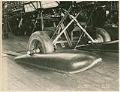 Image of Ski installation on Boeing Model 40-B4 plane at Boeing plant, November 23, 1929