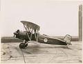 Image of Boeing model 203 biplane at Boeing plant, Seattle, October 25, 1929