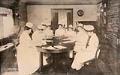 Image of Nursing students sitting for exam at Minor Private Hospital nursing school, 1910