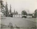 Image of Naval Training Station buildings under construction on University of Washington campus, Seattle, October 8, 1918