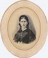 Image of Susan Maddocks posing in a studio, Seattle, circa 1875