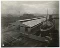 Image of Admiral Line ship and terminal at Pier D, Seattle, 1925