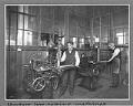 Image of Lowman & Hanford Co. employees working at Monotype type-casting machines, Seattle, circa 1908