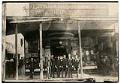 Image of Employees posing outside Lowman & Hanford Co. building on First and Cherry, Seattle, 1882