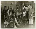 Image of Helene Madison modeling for a painting class, San Francisco, circa 1930