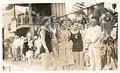 Image of Helene Madison and teammates at poolside at the Olympic games, Los Angeles, 1932