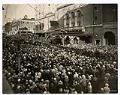 Image of Ticker-tape parade for Helene Madison on University Street between 4th and 5th Avenues, Seattle, August 26, 1932