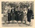 Image of Helene Madison and other Olympians on Hollywood tour, Los Angeles, 1932
