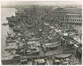 Image of U.S. Army and Navy boats docked at the Olson & Winge Marine Works yard, Seattle, August 1944