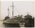 Image of Pilot boat CGR-2469 in the water at the Olson & Winge Marine Works, Seattle, 1944