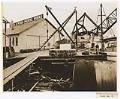 Image of Dock No. 2 at the Olson & Winge Marine Works yard, Seattle, 1943