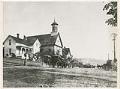 Image of Original building of First Baptist Church, Seattle, circa 1895