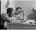 Image of Joe Boyd and E.J. Brisker of the Soul Academy, August 28, 1969