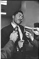 Image of Attorney Lem Howell speaking to press, May 28, 1970