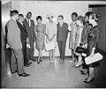 Image of Defendants in City Council demonstration case, August 14, 1963