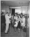 Image of Defendants in City Council demonstration case at police court, July 26, 1963