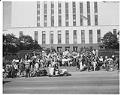 Image of Vigil for missing Mississippi civil-rights workers at United States courthouse, Seattle, June 29,  1964