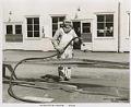 Image of Associated Shipbuilders employee operating a sandblaster, Seattle, September 12, 1941