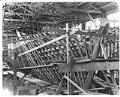 Image of Motor yacht Blue Heron II under construction at Blanchard Boat Co., Seattle, circa 1955