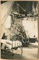 Image of Interior of tent decorated for Christmas at U. S. Army Base Hospital No. 50, Mesves sur Loire, France, December 1918
