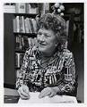 Image of Julia Child signing her book at Frederick & Nelson, Seattle, circa 1971