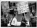 Image of Police and picketers at ACT-UP demonstration, Seattle, May 21, 1990