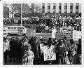 Image of Supporters of abortion reform demonstrating at United States Courthouse, Seattle, October 31, 1970