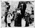 Image of Supporters of abortion reform marching on the Capitol, Olympia, January 12, 1970<br />