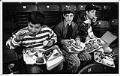 Image of Three young Mariners fans tasting new vendor offerings at Kingdome, April 8, 1991