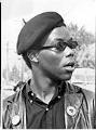 Image of Black Panther lieutenant Cranston Owens at Rainier Beach school, September 6, 1968