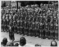 Image of Seattle Chinese Community Girls Drill Team at Marysville Strawberry Festival, June 19, 1965