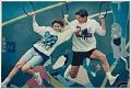 Image of Nordstrom models wearing Final four sweatshirts, Seattle, March 27, 1989
