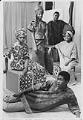 Image of Models wearing African-influenced fashion by CAMPI members, Seattle, August 15, 1968