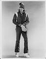 Image of Model posing in Roffe ski wear, Seattle, January 23, 1979