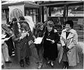 Image of Ruby Chow at Holly Park bus shelter dedication, Seattle, March 13, 1982