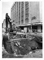 Image of Excavation for Metro bus tunnel at 6th and Pine, Seattle, January 4, 1988