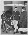 Image of Central Area youth with Ed Devine at Mayor's office, August 19, 1965