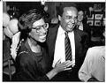 Image of Norm Rice and Constance Williams with campaign supporters, Seattle, September 19, 1989