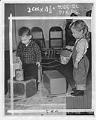 Image of Two young children playing at B. F. Day school, Seattle, November 17, 1950