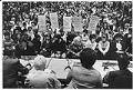 Image of Parents protest mandatory busing at Seattle School Board meeting, October 14, 1970