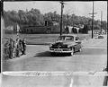 Image of Children crossing 32nd Ave. N. near Harrison School, Seattle, April 26, 1951